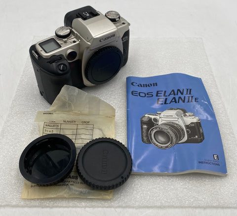 Canon EOS ELAN II 35mm SLR Autofocus Camera, Untested