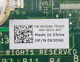 Dell X3D66 System Board for PowerEdge R720/R720XD, LGA2011, Xeon E5-2600 Series