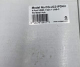 Coolgear CG-UC31PD4H 4-Port USB 3.2 Gen 1 Type-C Power Delivery Hub