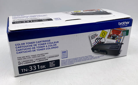 Brother TN-331BK Standard Yield Black Toner Cartridge
