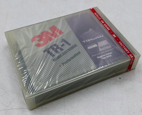 3M TR-1 Preformatted MINICARTRIDGE for Travan Tape Drive, 400/800MB