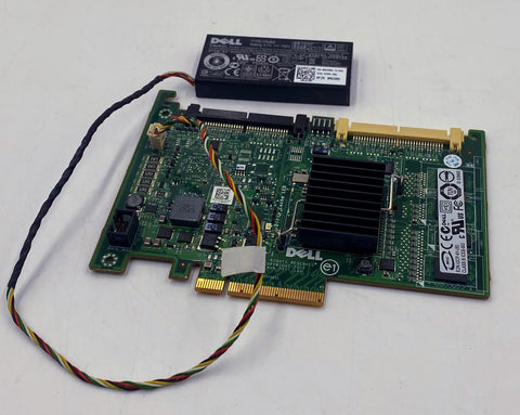 Dell PowerEdge T110 Perc 6i SAS RAID Controller T774H w/ NU209 Battery