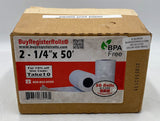 Unbranded 2-1/4" x 50' Thermal Printer Rolls