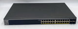 NETGEAR ProSAFE GS728TP 24-Port Gigabit PoE+ Smart Managed Switch, 4 SFP Ports