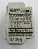 Fuji Electric SZ1A22T Auxiliary Contact Block, 2NO+2NC, 10A, 600V