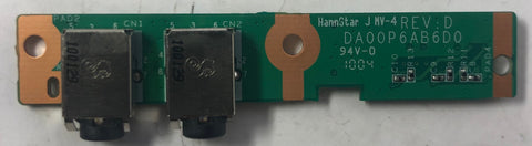 HP G71 Laptop DA00P6AB6D0 Audio Port Board- 320P6AB0000