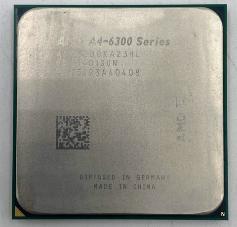 AMD A4-6300 AD630B0KA23HL Dual-Core Processor 3.7GHz (3.9GHz Turbo) FM2 Socket