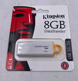 Kingston DataTraveler G3 8GB USB 3.0 Flash Drive DTIG4/8GB
