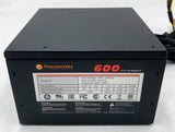 Thermaltake TTP-0600P-W Non-Modular Power Supply, 600W, 80+