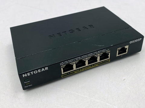 Netgear GS305P 5-Port PoE Unmanaged Gigabit Switch