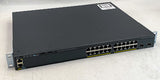 Cisco WS-C2960X-24PD-L 24-Port Gigabit Ethernet PoE+ 2 SFP+ Network Switch
