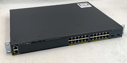 Cisco WS-C2960X-24PD-L 24-Port Gigabit Ethernet PoE+ 2 SFP+ Network Switch
