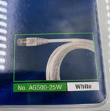 Leviton CAT 5e 25ft High-Speed Ethernet Patch Cord, AG500-25W