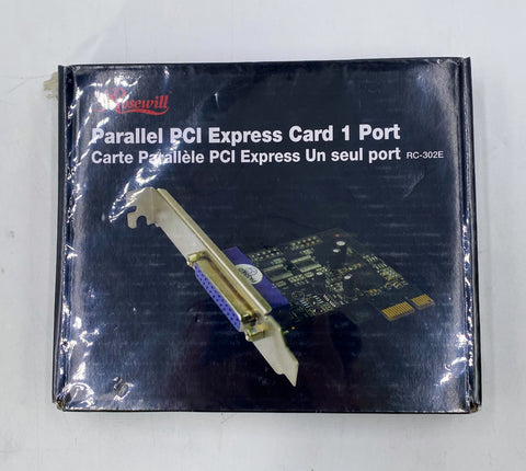 Rosewill RC-302E PCIe Parallel Card, 1 Port, 2.5 Mbps Data Rate