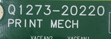 HP Printmech PC Board Q1273-60220, Q1273-20220 from HP Plotter Printer Q1274A