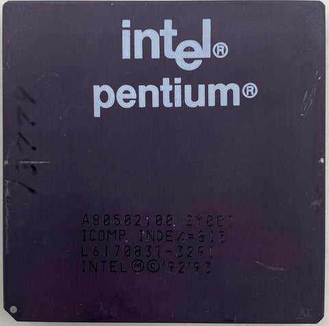 Intel Pentium 100MHz SY007 Processor
