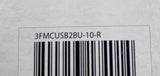 Filemate 10ft USB 2.0 Type A to Type B Cable with Blue LED 3FMCUSB2BU-10-R