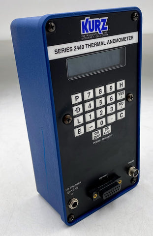 Kurz Series 2440 Thermal Anemometer, Model 2443, no Probe