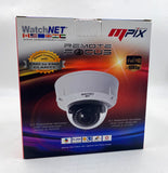 WatchNet MPIX-80VDV-IRM 8MP IR Dome Camera, 4K Video, H.265+, Motorized Lens