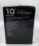 Ematic EPD116BL 10" Portable DVD Player w/ Headrest & Headset, Black