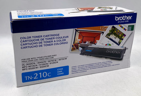 Brother TN-210C Standard Yield Toner Cartridge, Cyan