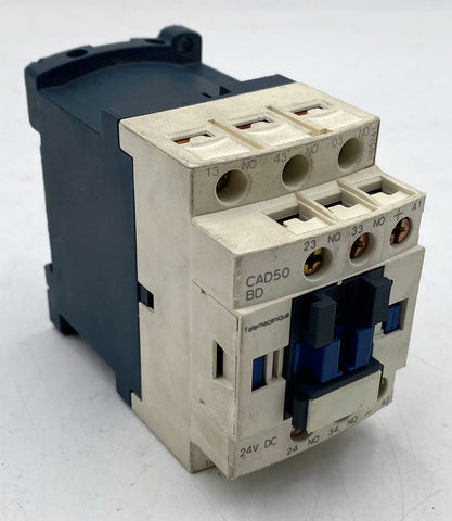 Schneider Electric TeSys Deca Relay CAD50BD, 5NO, 24V DC Coil