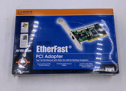 Linksys EtherFast PCI Adapter LNE100TX, 10/100 LAN Card, 32-bit PCI
