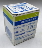 Edwards 598 Class 2 Signaling Transformer 8/16/24V