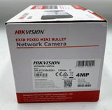 Hikvision DS-2CD1043G0-I EXIR Fixed Mini Bullet Network Camera 4MP H.265+