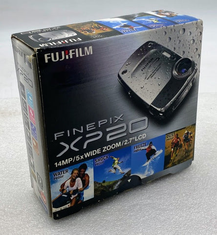 FujiFilm FINEPIX XP20 Digital Camera, Silver