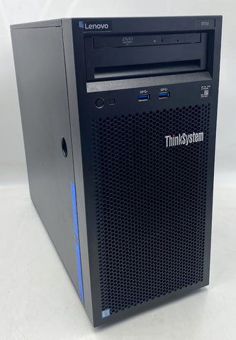 Lenovo ThinkSystem ST50 Tower Server- No HDD/SSD, 16GB RAM, E-2144 CPU, No OS