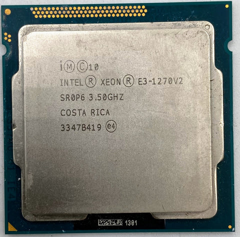 Intel Xeon Processor E3-1270v2 3.50GHz Quad-Core Socket LGA1155 8MB L3 Cache