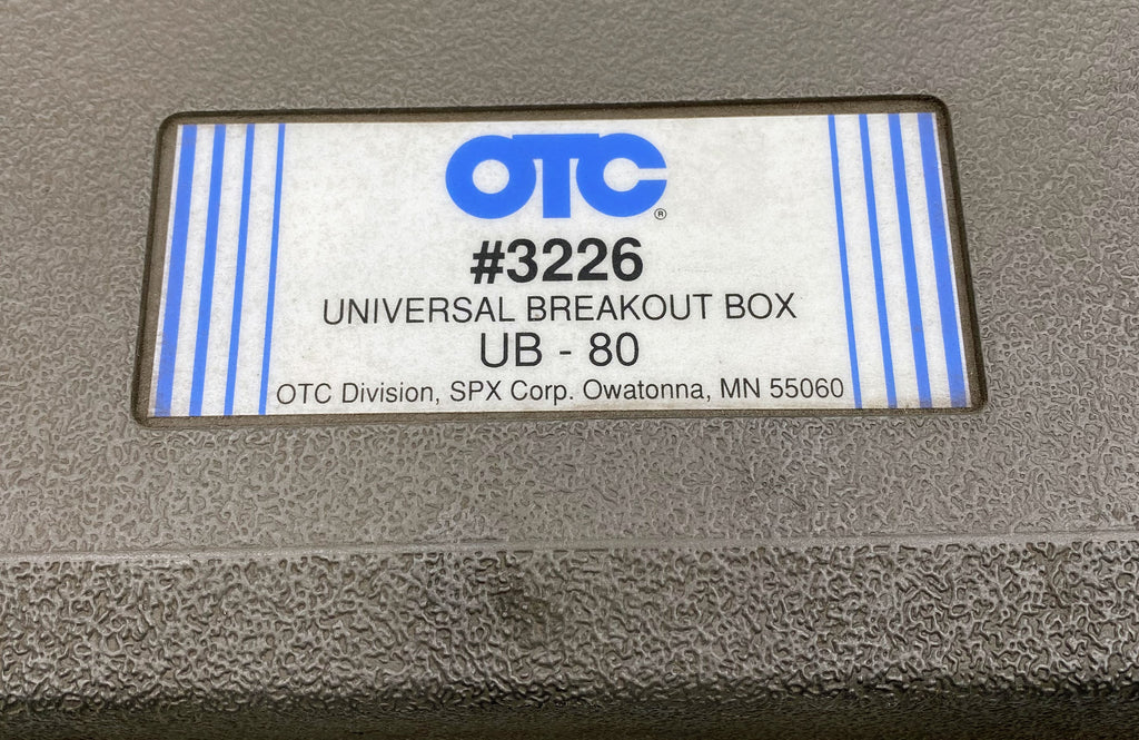 OTC 3226 UB-80 Universal Breakout Box with Ford 60 Pin Adapter ...