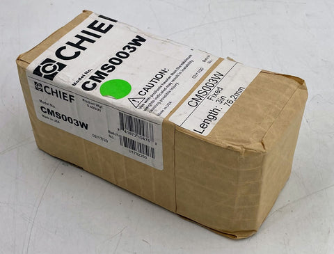 Chief CMS003W Fixed Extension Column, 3"