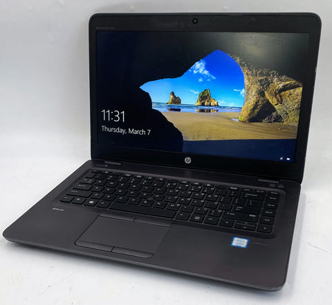HP Zbook 14U G4 Laptop- 240GB SSD, 8GB RAM, Intel i5-7200U, Windows 10 Pro