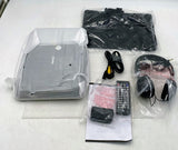 Ematic EPD116BL 10" Portable DVD Player w/ Headrest & Headset, Black