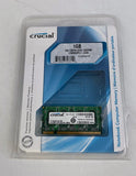 Crucial 1GB DDR2 SODIMM Premium Notebook Computer RAM, 128MX64PC2, CT12864AC53E