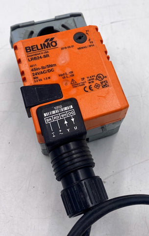 Belimo LRB24-SR Actuator, 24V, Spring Return