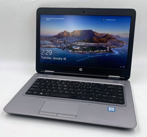 HP ProBook 640 G3 Laptop- 128GB SSD, 8GB RAM, Intel i5-7200U CPU, Windows 10 Pro