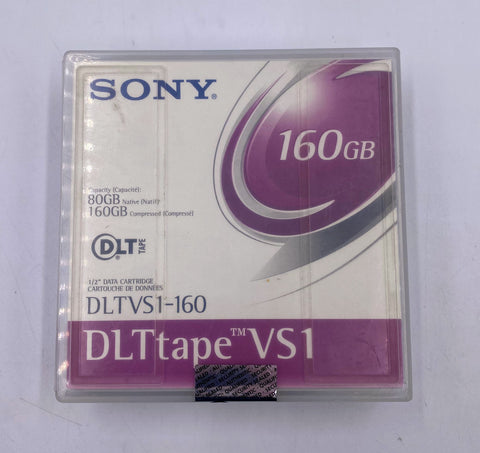 SONY DLTVS1-160 Data Cartridge, 80/160GB, 8MB/s Transfer Rate