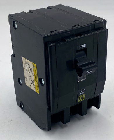 Square D QO3100 Mini Circuit Breaker 100A 3-Pole 120/240VAC