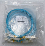 10 Pack Unbranded CAB-MMF-50-10GB-LC-LC-2M-AQ 2M LC-LC 2mm PVC Fiber Patch Cable