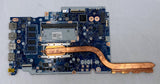 Lenovo V14 IIL Laptop Motherboard with Heatsink 5B20S43837 i5-1035G1 CPU
