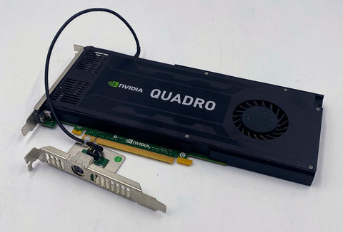 PNY NVIDIA Quadro K4000 3GB GDDR5 PCI-E 2.0 Graphics Card VCQK4000-T w/ Mini-Din