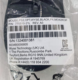WYSE 770510-21L MO42KOP PS/2 Black Scroll Optical Mouse