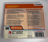 Verbatim 95003 DVD-RAM 9.4GB Double-Sided 3x Rewritable Disc Type 4 Cartridge