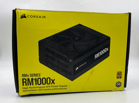 Corsair RM1000x 1000W ATX Power Supply, 80 PLUS Gold, Fully Modular