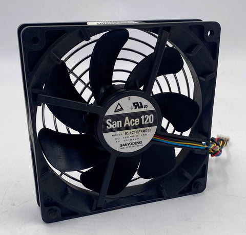Sanyo Denko San Ace 120 9S1212P4M031 Silent Chassis Fan, 12V DC 0.13A