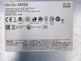 Cisco Meraki MX84-HW Networking Branch Security Appliance UNCLAIMED