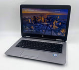 HP ProBook 640 G3 Laptop- 128GB SSD, 8GB RAM, Intel i5-7200U CPU, Windows 10 Pro